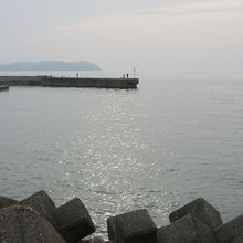 この目の前の海を越えて天草四郎時貞が旅だったのでしょうか。