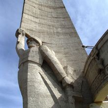 展望台のレリーフ