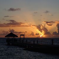 部屋のテラスから夕日が楽しめます
