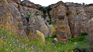 十二使徒のフレスコ画が残るチャウシン教会