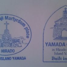 教会内に用意されていた記念スタンプ