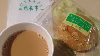 休憩にベストなカフェ。