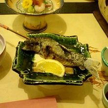 夕食2　岩魚