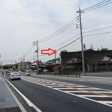 赤矢印が鉄路の予定だった