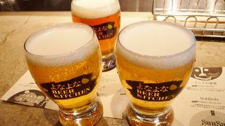 エールビールが飲めるお店　ランチセットは平日のみ
