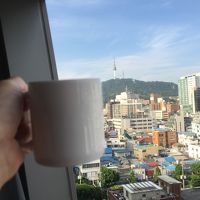 意外と展望もいい ソウルタワーも見えたり