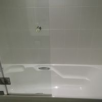 綺麗だが、お湯をはると茶色かった・・・　が、気にしない(笑)