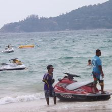 パトンビーチで撮影