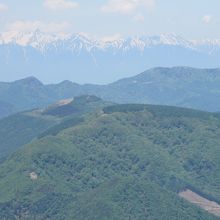 御泉水から見た山々