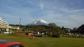 富士山がとてもきれいに見えました