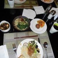 レストランでの朝食です