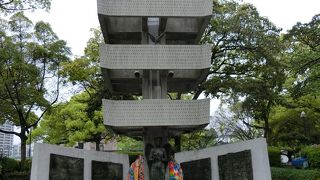 原爆ドームのすぐ近く