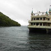 洞爺湖の小さな船旅