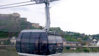 ラインロープウエイとの共通券11.8ユーロ　景色が素敵だ