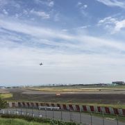 主に大阪空港の飛行機の離陸を見れます