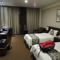 古いホテルだが室内は綺麗で清潔だった