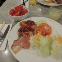 食事は品数も多く満足できた
