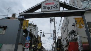 雰囲気を楽しめる商店街