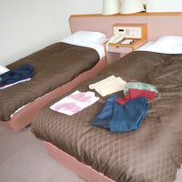 広くてベッドの寝心地も良かった〜。