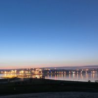 ホテル玄関からの景色