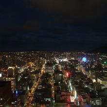 展望室からの夜景です