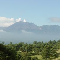 浅間山が見えます