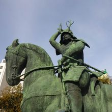 幸村像のズームアップ。