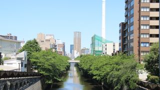 新緑の頃の目黒新橋