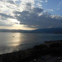 夕陽がのぞめるレイクビュー