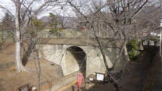 桜の名所として知られる