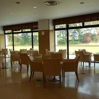 ロビーの一角にあるカフェ