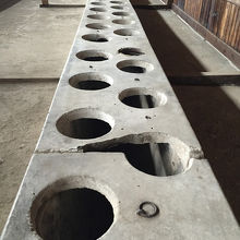 これがまさかのトイレです。1日2回のみと決まっていました。