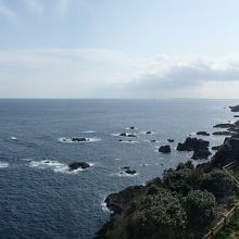 海金剛、潮岬方面の海岸