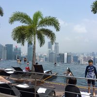 屋上プールです