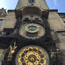 当時の宇宙観に基づいた天体の動きと時間を表しているそう。