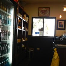 店内からお会計する場所を撮影