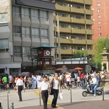 時計のある広場