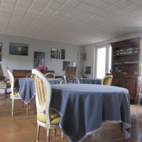 朝食はこちらの部屋で