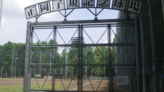 上野公園の草野球場