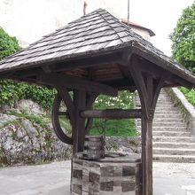 ブレッド城の井戸