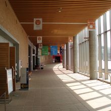 きれーな博物館の内部！ 