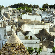トゥルッリ屋上から街を眺める
