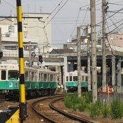 かわいい路面電車