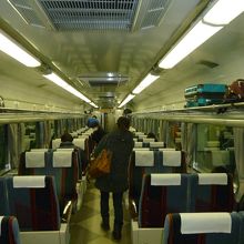 こちらは自由席！繁忙期は満席です！