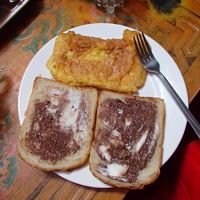 1日目の朝食、2日目もほぼ同じ
