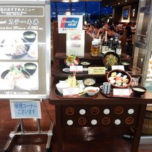 定食メニューもあります