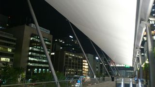 ペデストリアンデッキ。