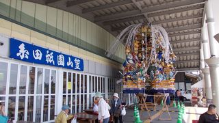 糸田祇園山笠が展示されていました。。。