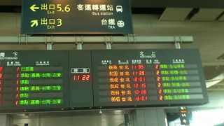 台湾新幹線　台中駅