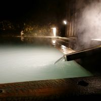 夜も貸切でのんびり（貸切とはたまたま一人だけ、ということ）